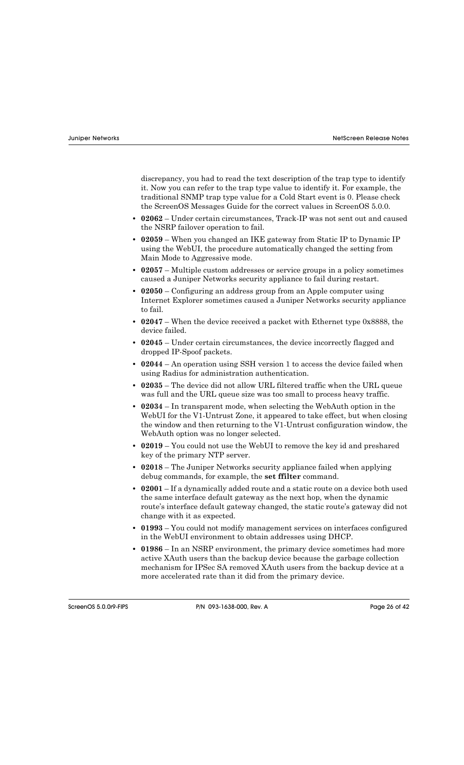 Juniper Networks NETSCREEN 208 User Manual | Page 26 / 42