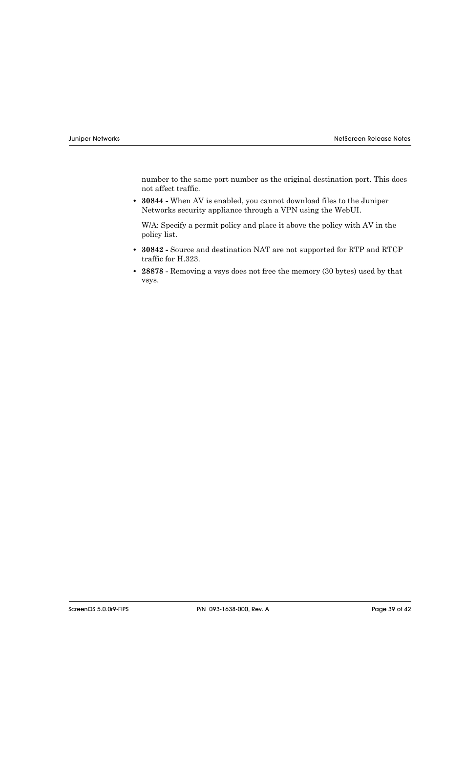 Juniper Networks NETSCREEN 208 User Manual | Page 39 / 42