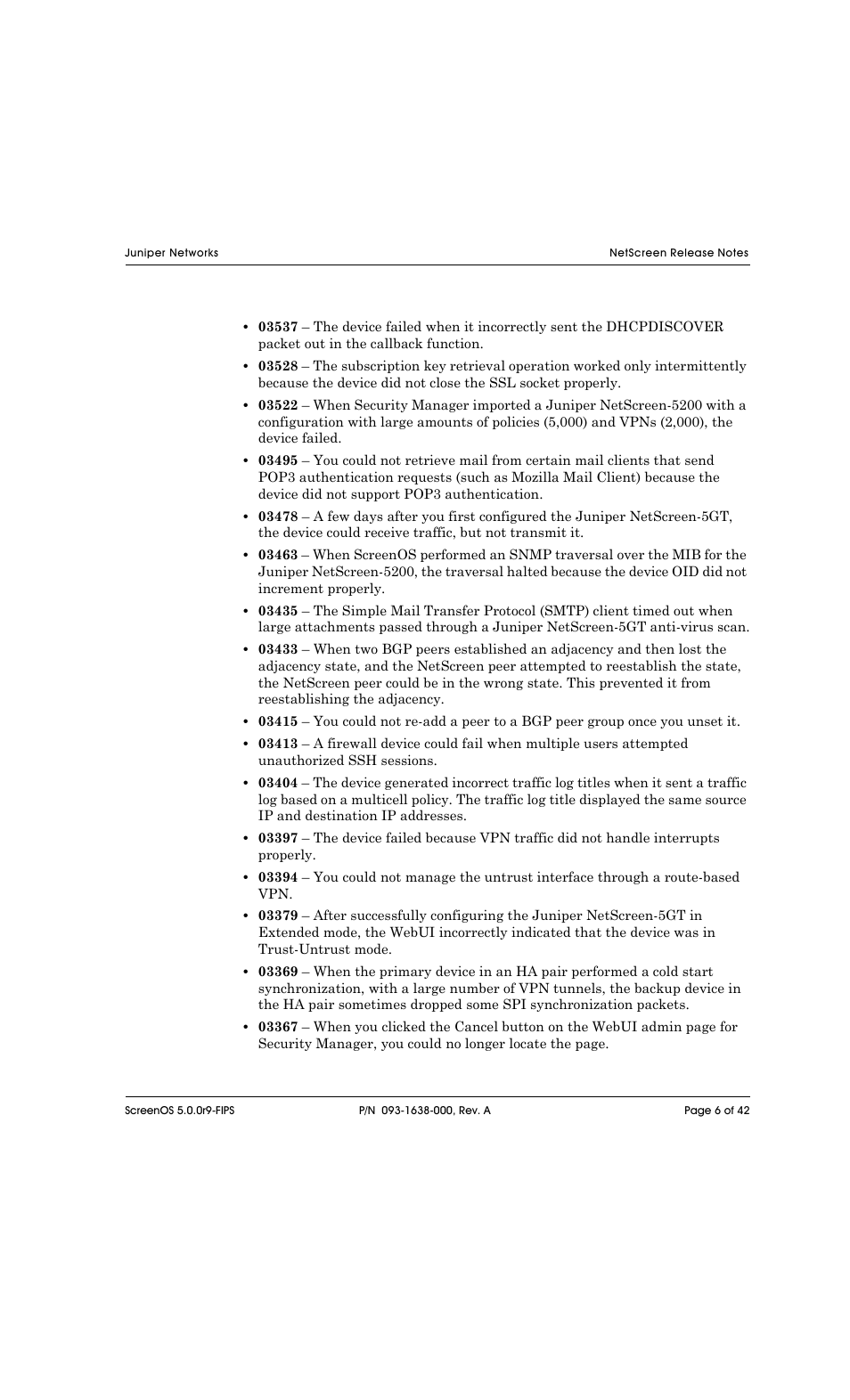 Juniper Networks NETSCREEN 208 User Manual | Page 6 / 42