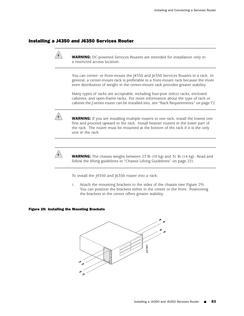 Juniper Networks J4350 User Manual | Page 103 / 284