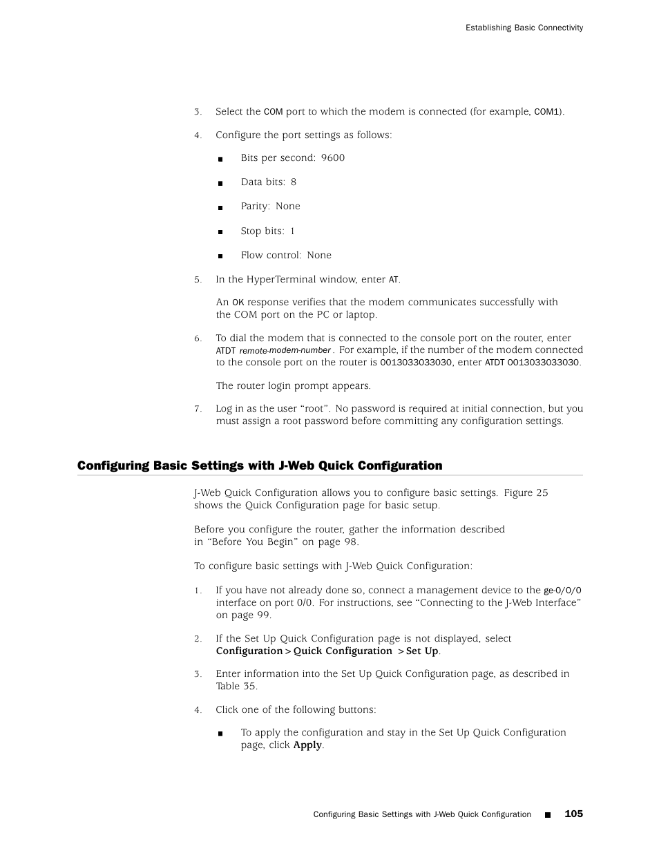 Juniper Networks J4350 User Manual | Page 125 / 284