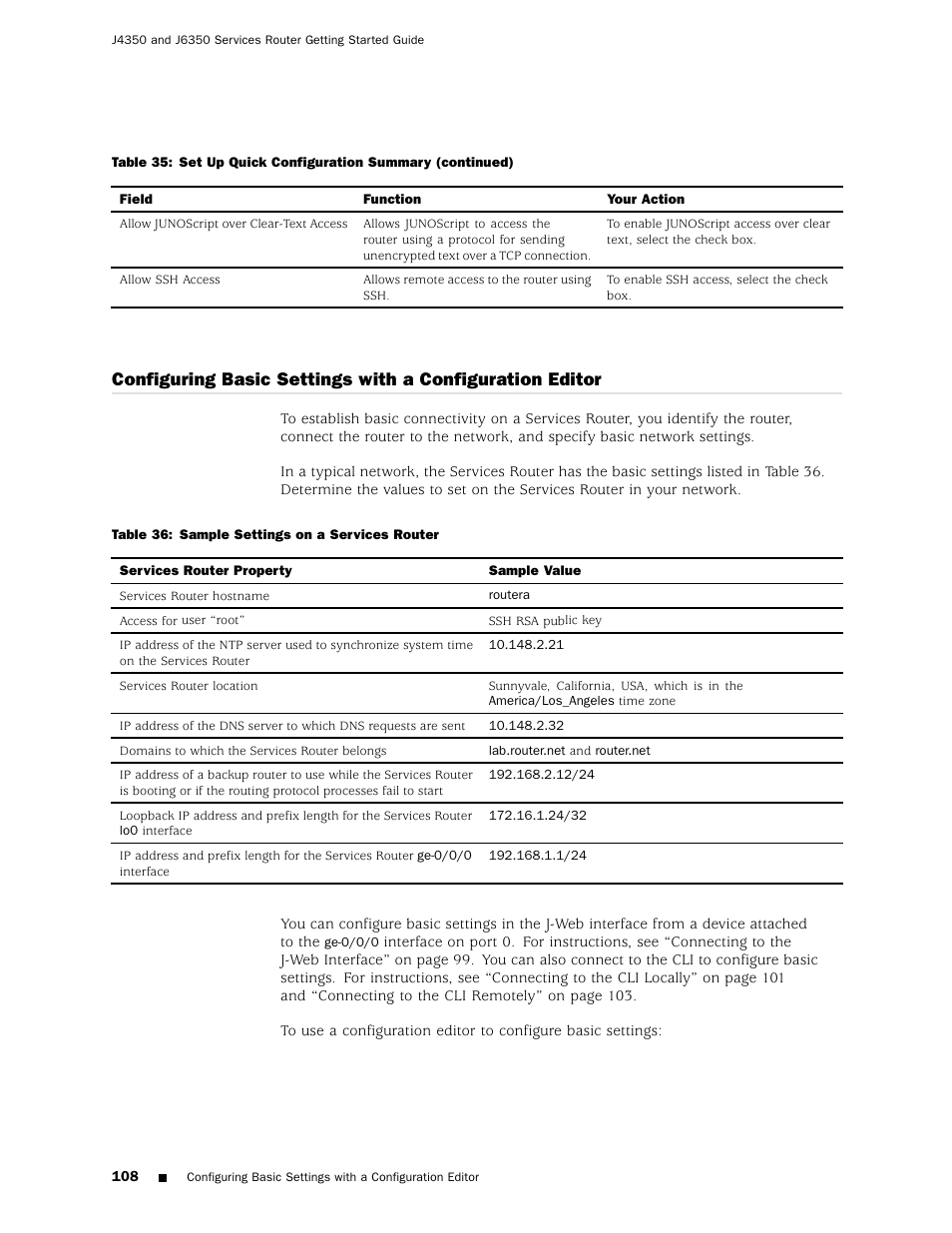 Juniper Networks J4350 User Manual | Page 128 / 284