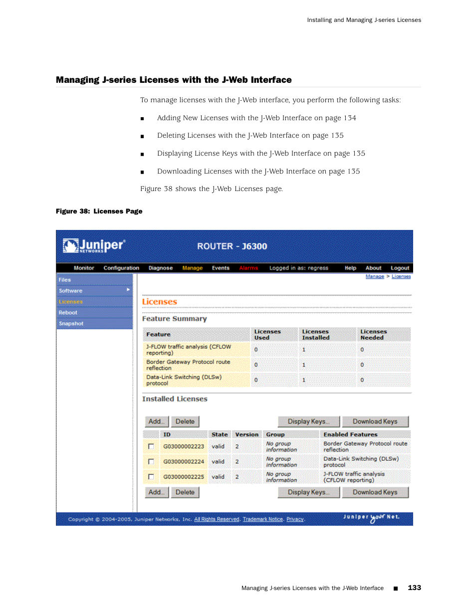 Juniper Networks J4350 User Manual | Page 153 / 284