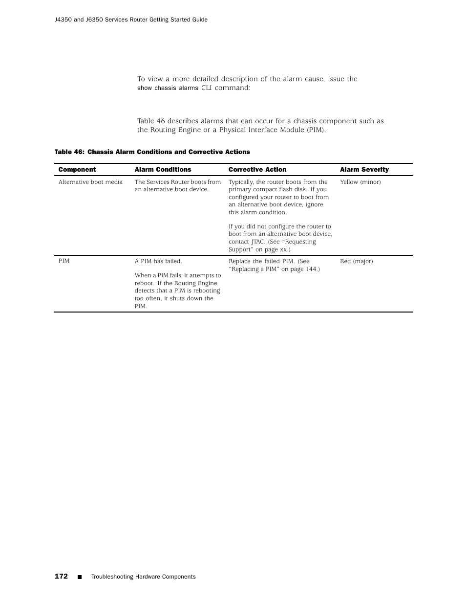 Juniper Networks J4350 User Manual | Page 192 / 284