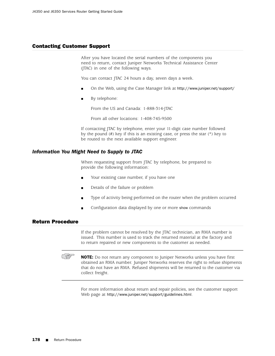 Juniper Networks J4350 User Manual | Page 198 / 284