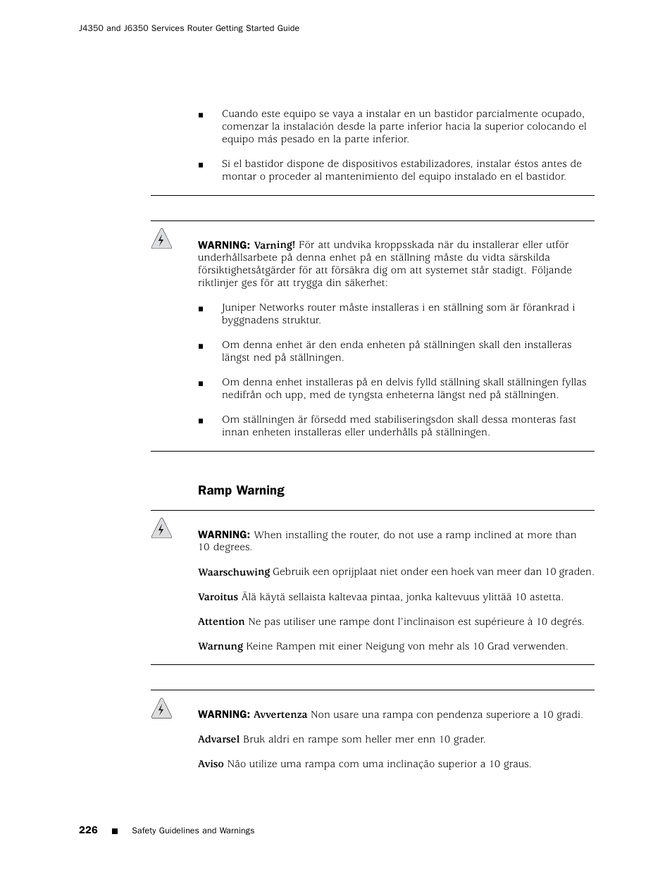 Juniper Networks J4350 User Manual | Page 246 / 284