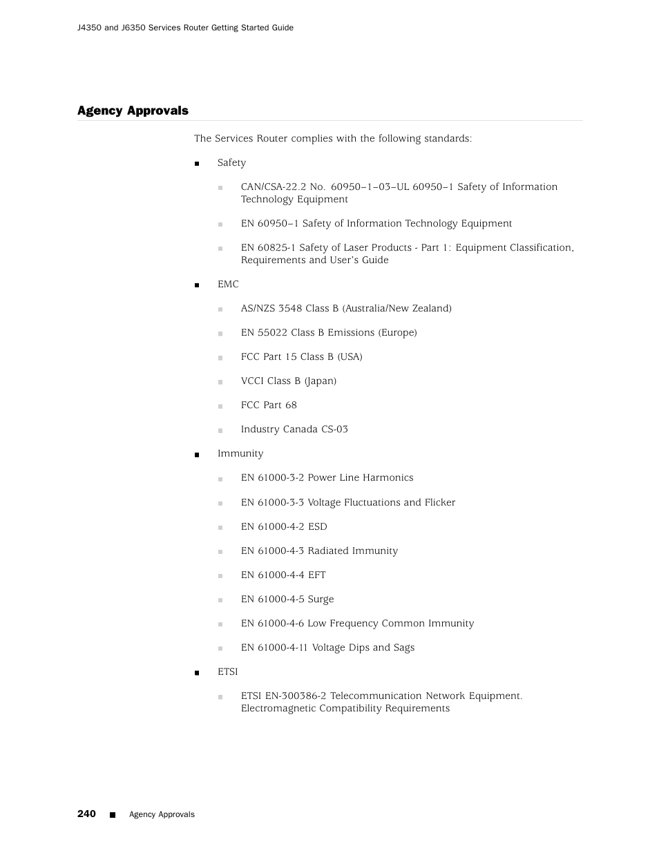 Juniper Networks J4350 User Manual | Page 260 / 284