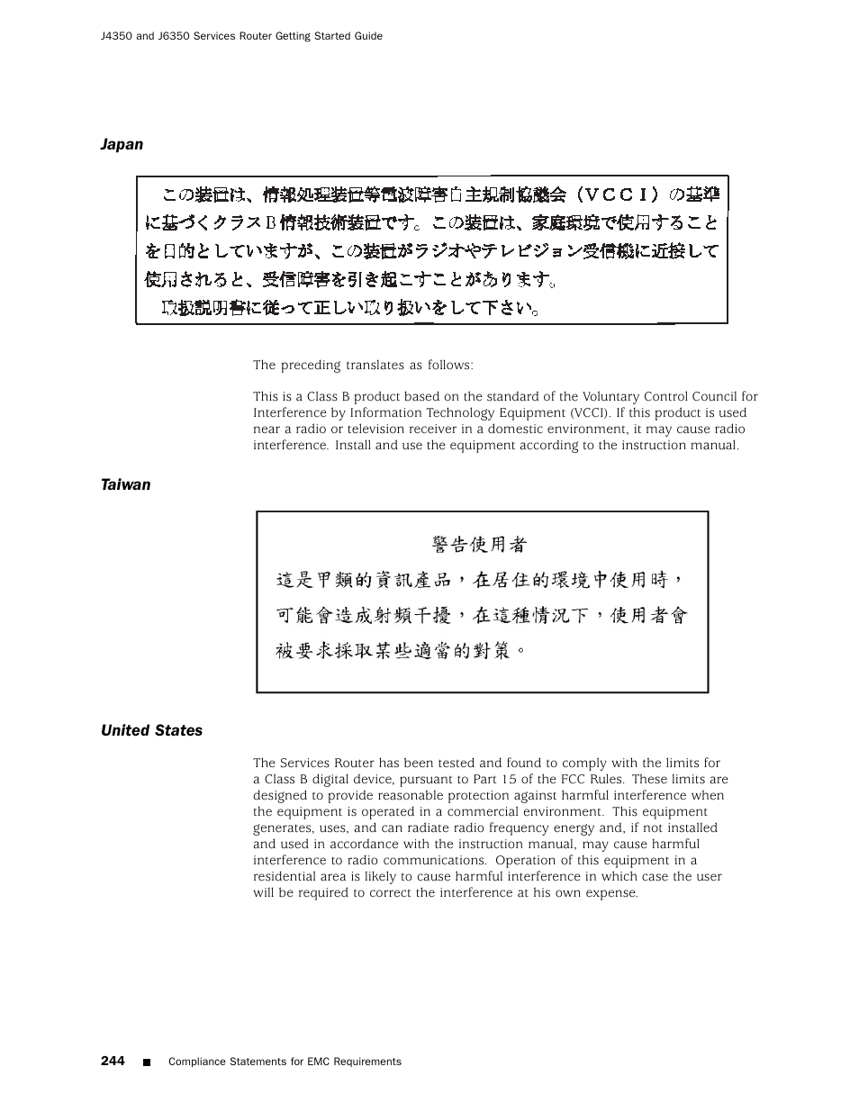 Juniper Networks J4350 User Manual | Page 264 / 284