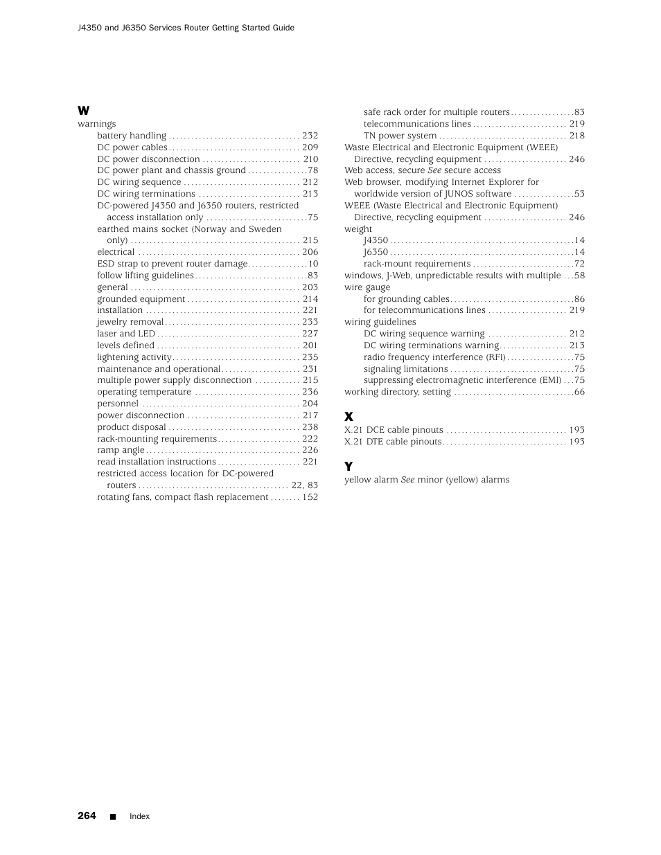 Juniper Networks J4350 User Manual | Page 284 / 284