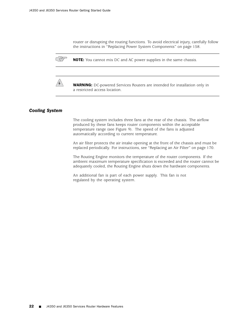 Juniper Networks J4350 User Manual | Page 42 / 284