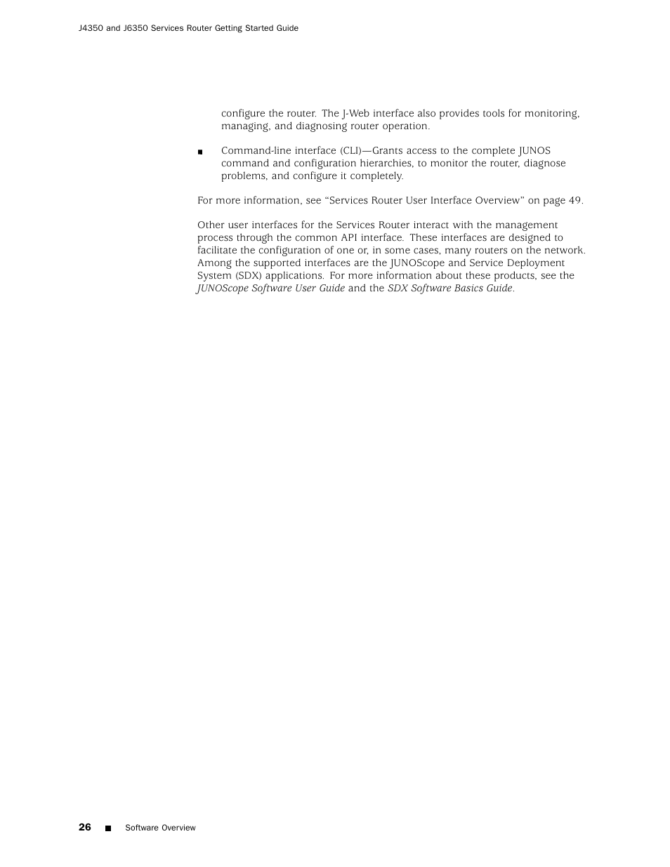 Juniper Networks J4350 User Manual | Page 46 / 284