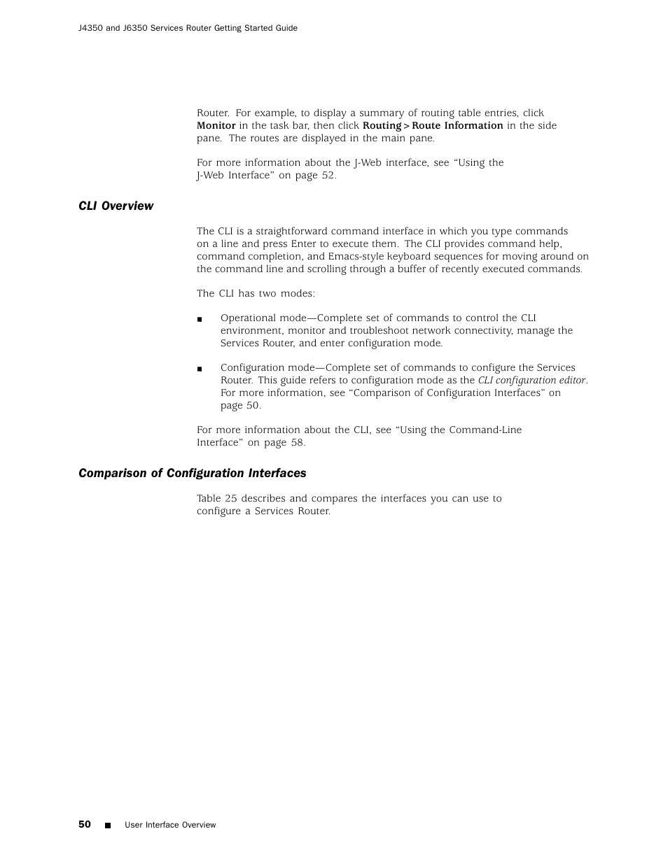 Juniper Networks J4350 User Manual | Page 70 / 284