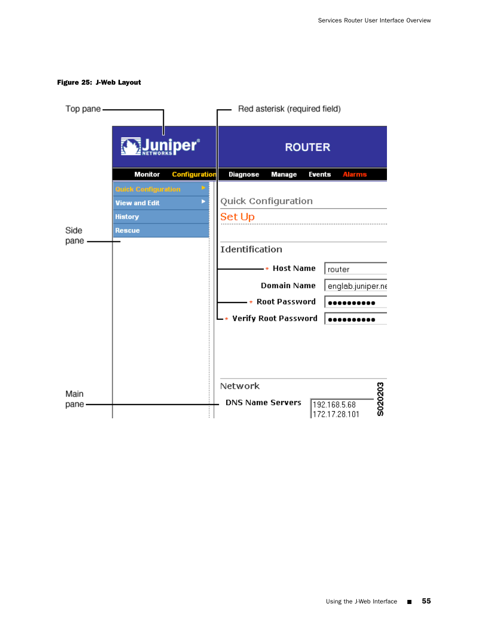 Figure 25), Figure 25 | Juniper Networks J4350 User Manual | Page 75 / 284