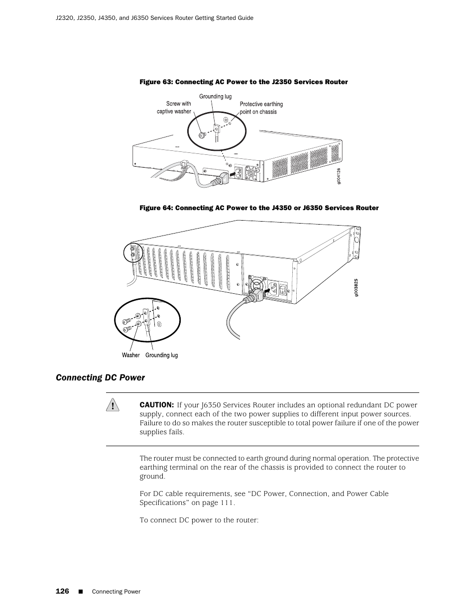 Connecting dc power | Juniper Networks J-series Services Router J2320 User Manual | Page 148 / 332