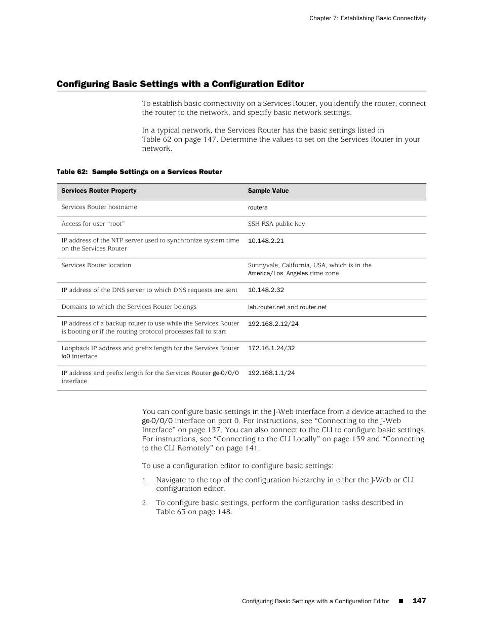 Juniper Networks J-series Services Router J2320 User Manual | Page 169 / 332