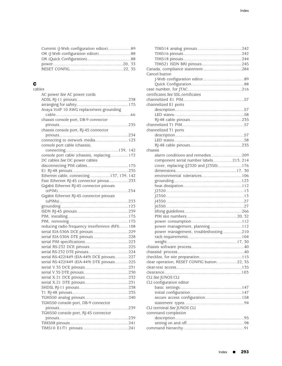 Juniper Networks J-series Services Router J2320 User Manual | Page 315 / 332