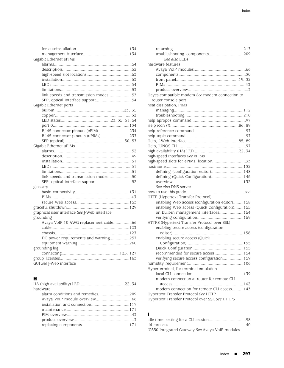 Juniper Networks J-series Services Router J2320 User Manual | Page 319 / 332