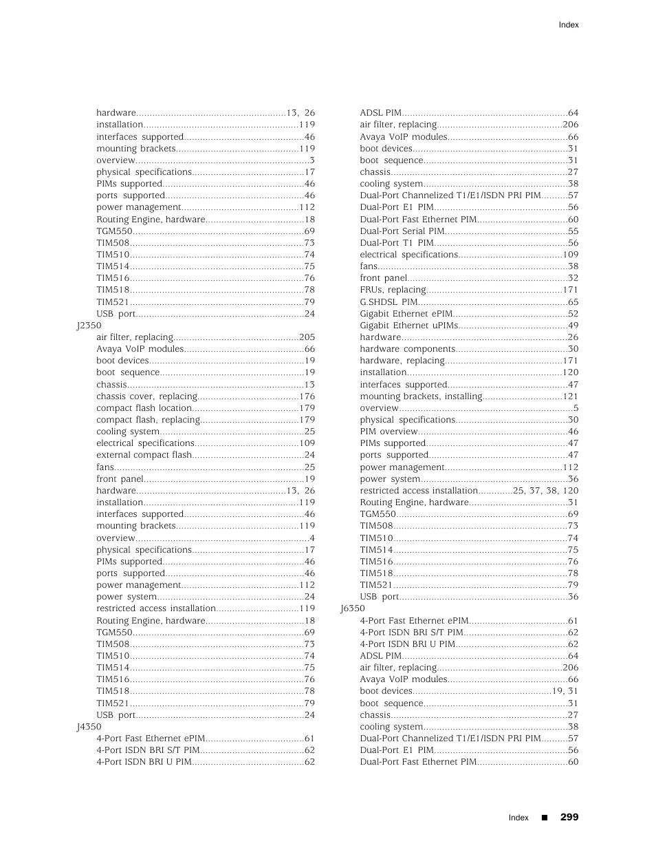 Juniper Networks J-series Services Router J2320 User Manual | Page 321 / 332