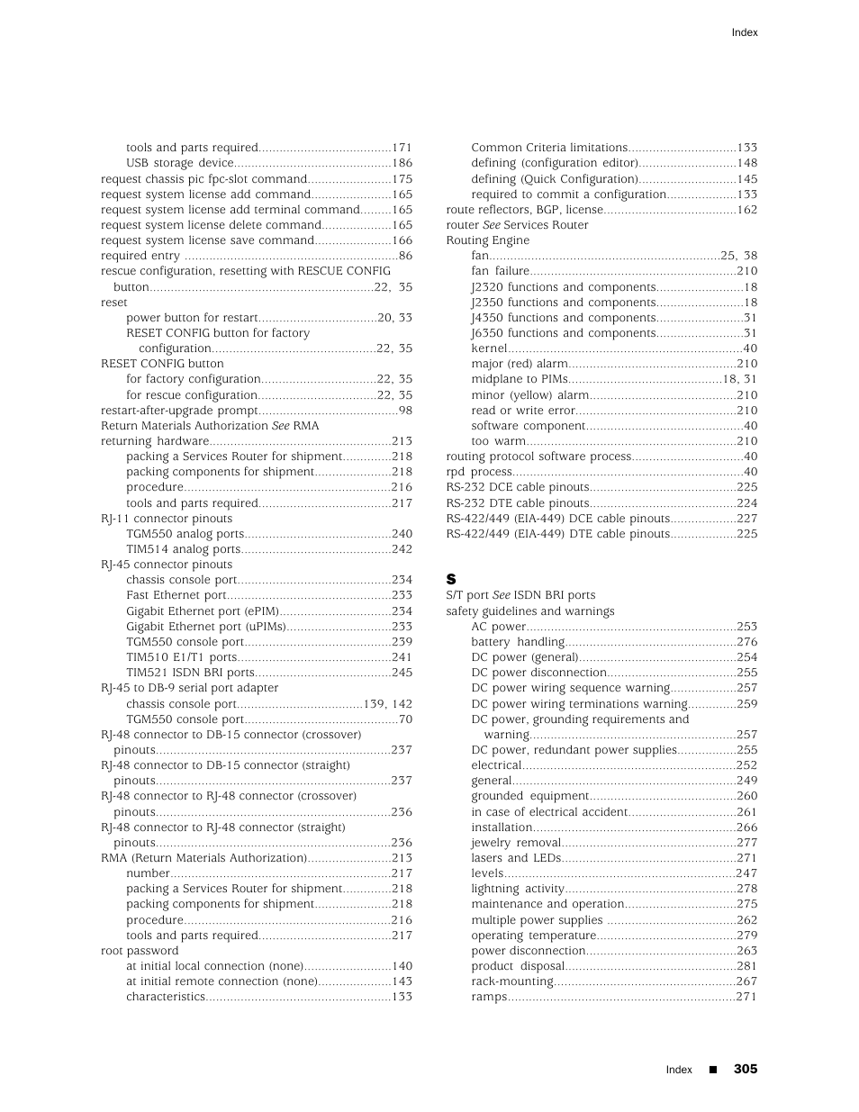 Juniper Networks J-series Services Router J2320 User Manual | Page 327 / 332