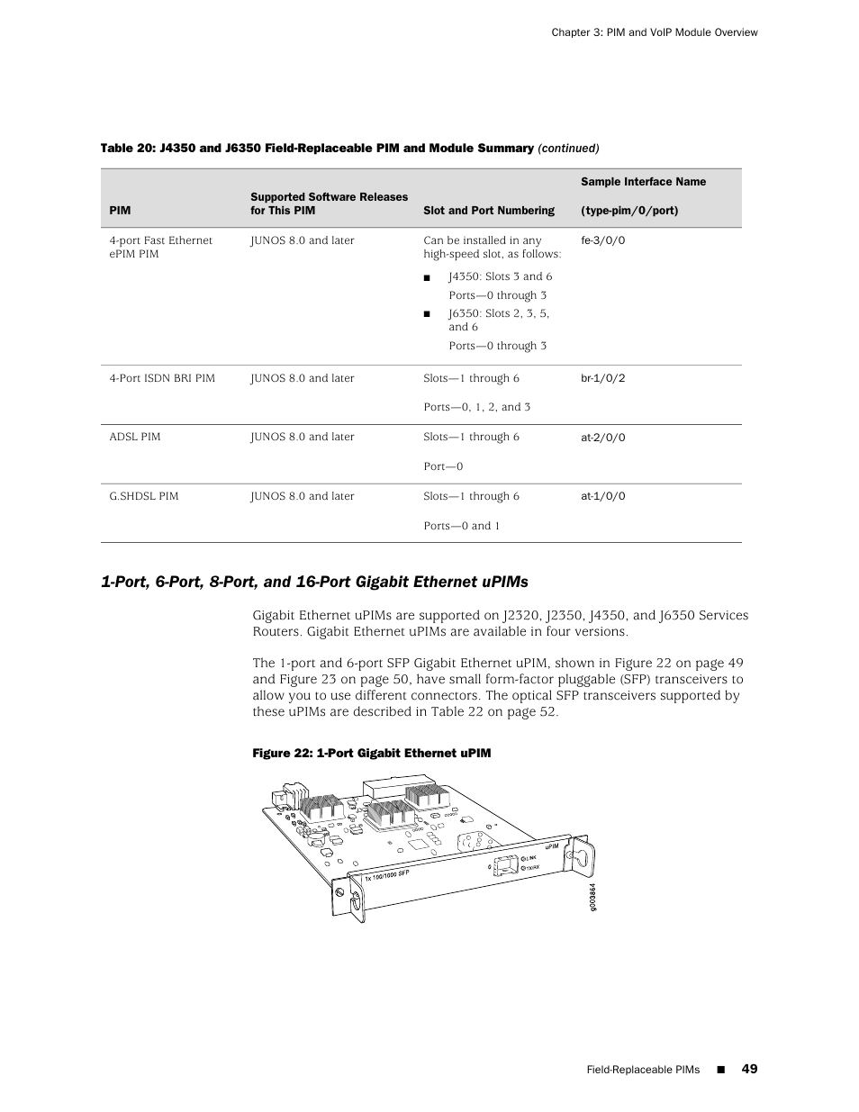Juniper Networks J-series Services Router J2320 User Manual | Page 71 / 332