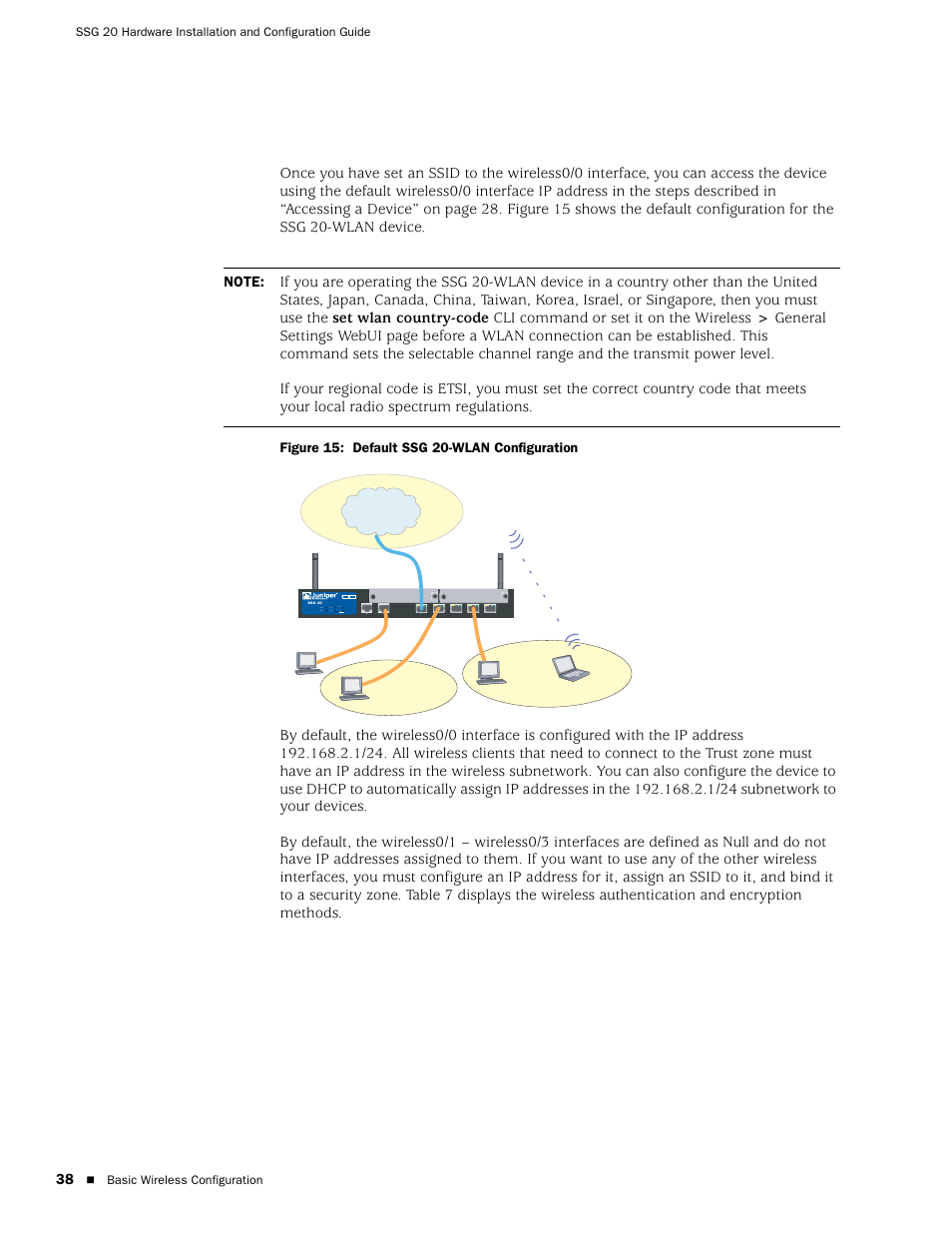 Juniper Networks SSG 20 User Manual | Page 38 / 86