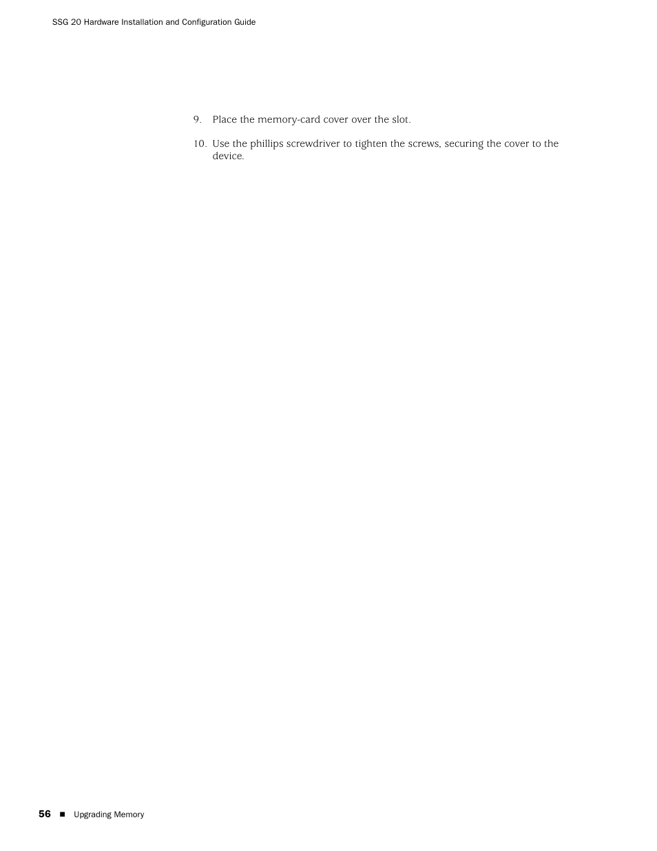 Juniper Networks SSG 20 User Manual | Page 56 / 86