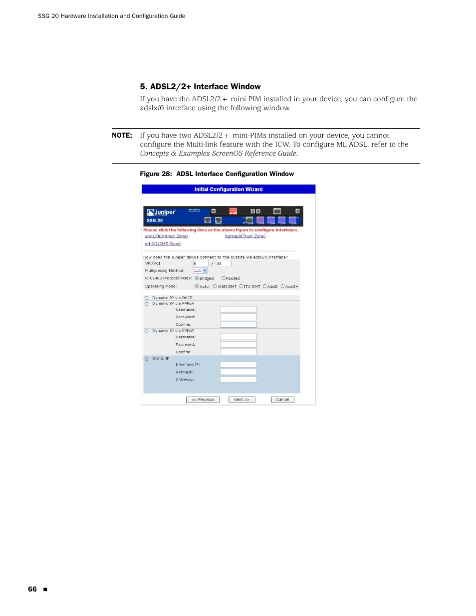 Juniper Networks SSG 20 User Manual | Page 66 / 86