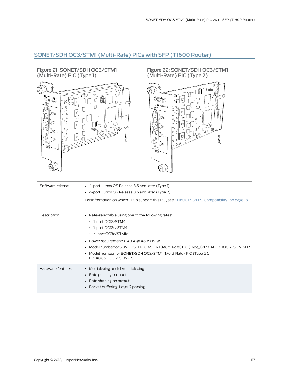Juniper Networks T1600 User Manual | Page 117 / 151