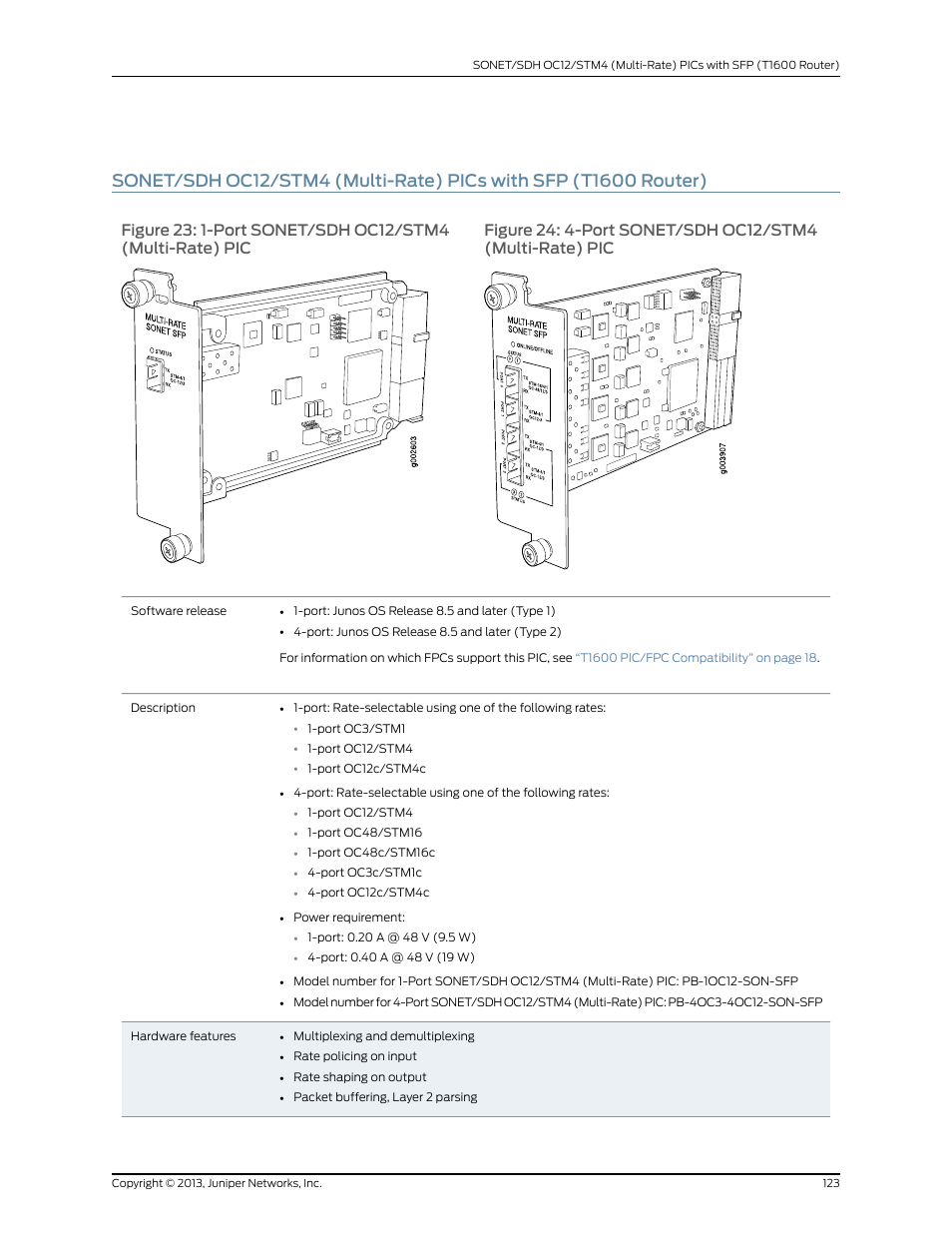 Juniper Networks T1600 User Manual | Page 123 / 151