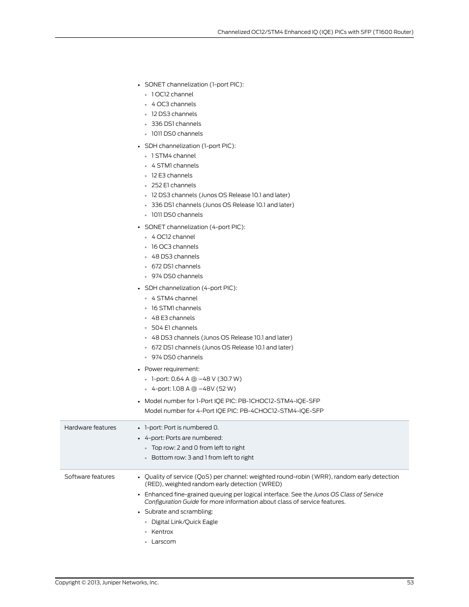 Juniper Networks T1600 User Manual | Page 53 / 151