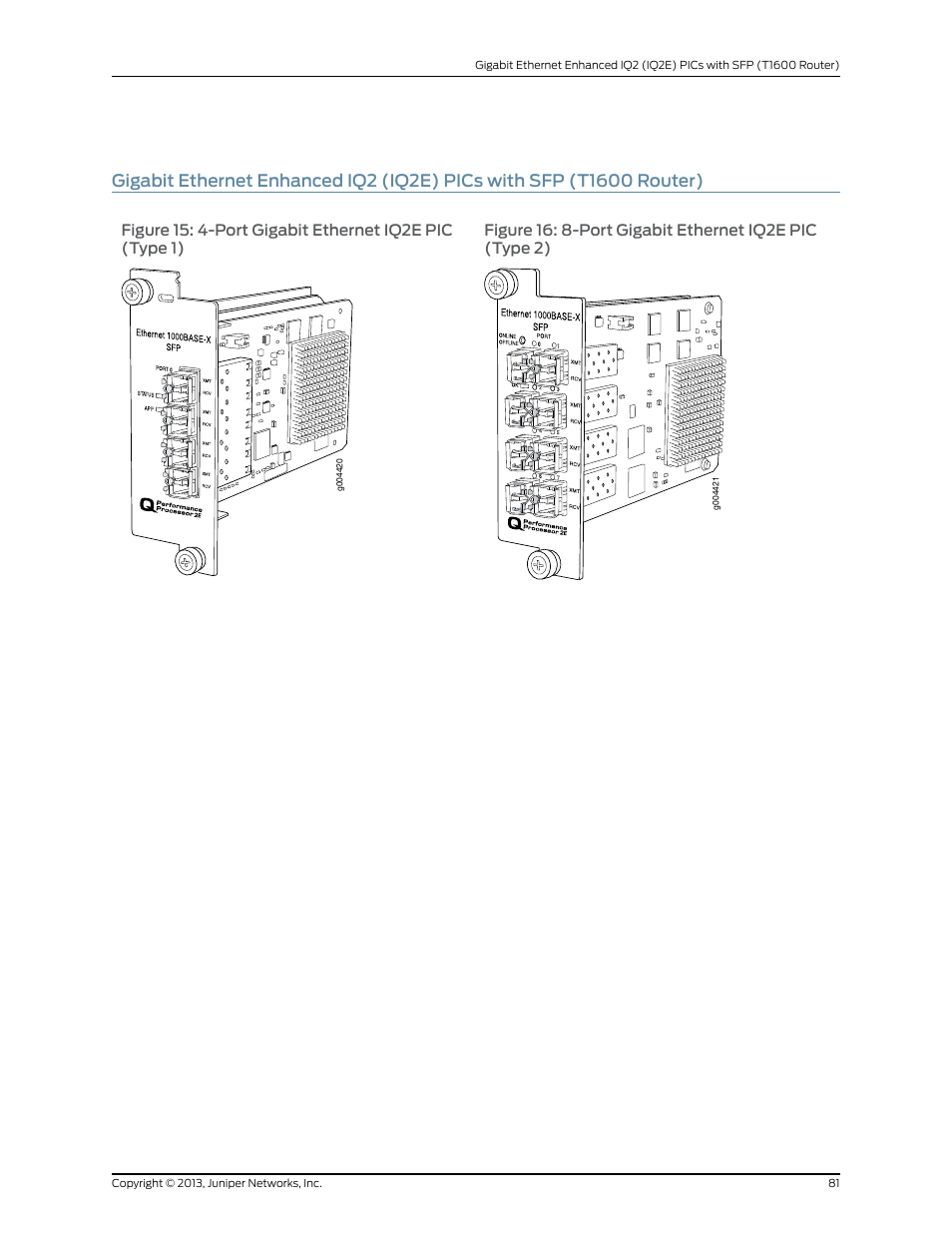 Juniper Networks T1600 User Manual | Page 81 / 151