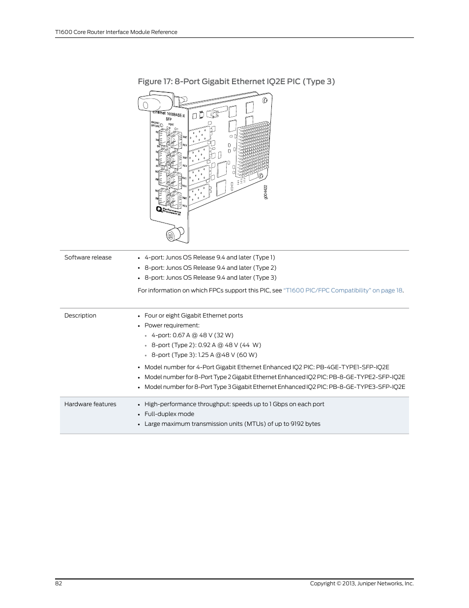 Juniper Networks T1600 User Manual | Page 82 / 151
