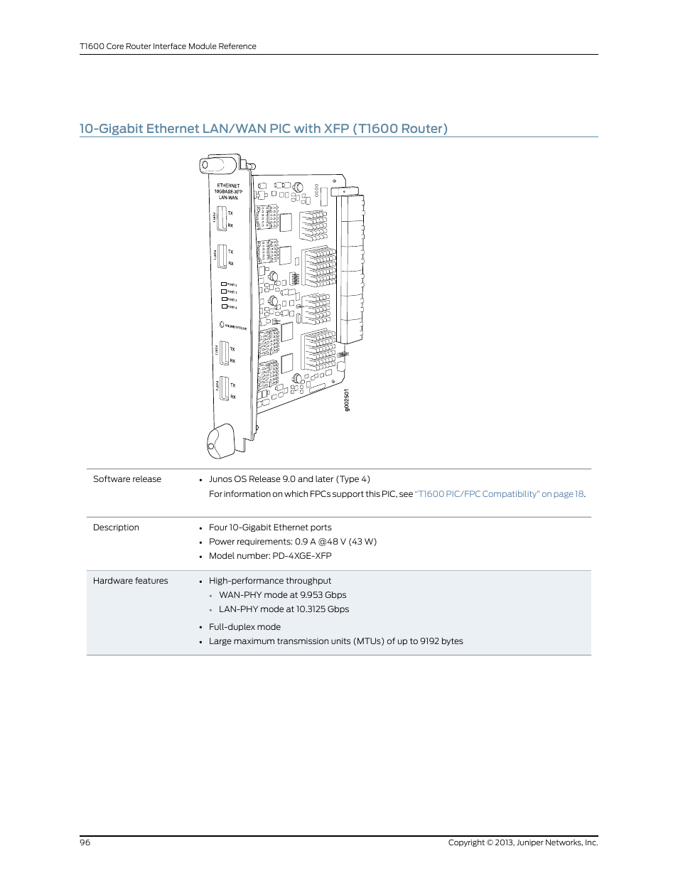 Juniper Networks T1600 User Manual | Page 96 / 151