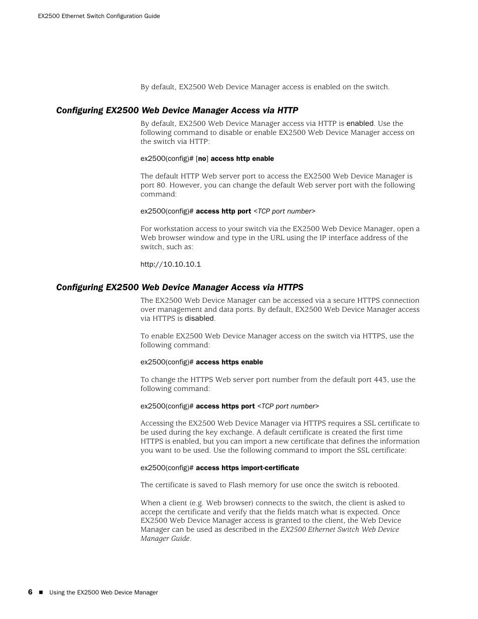 Juniper Networks EX2500 User Manual | Page 20 / 106