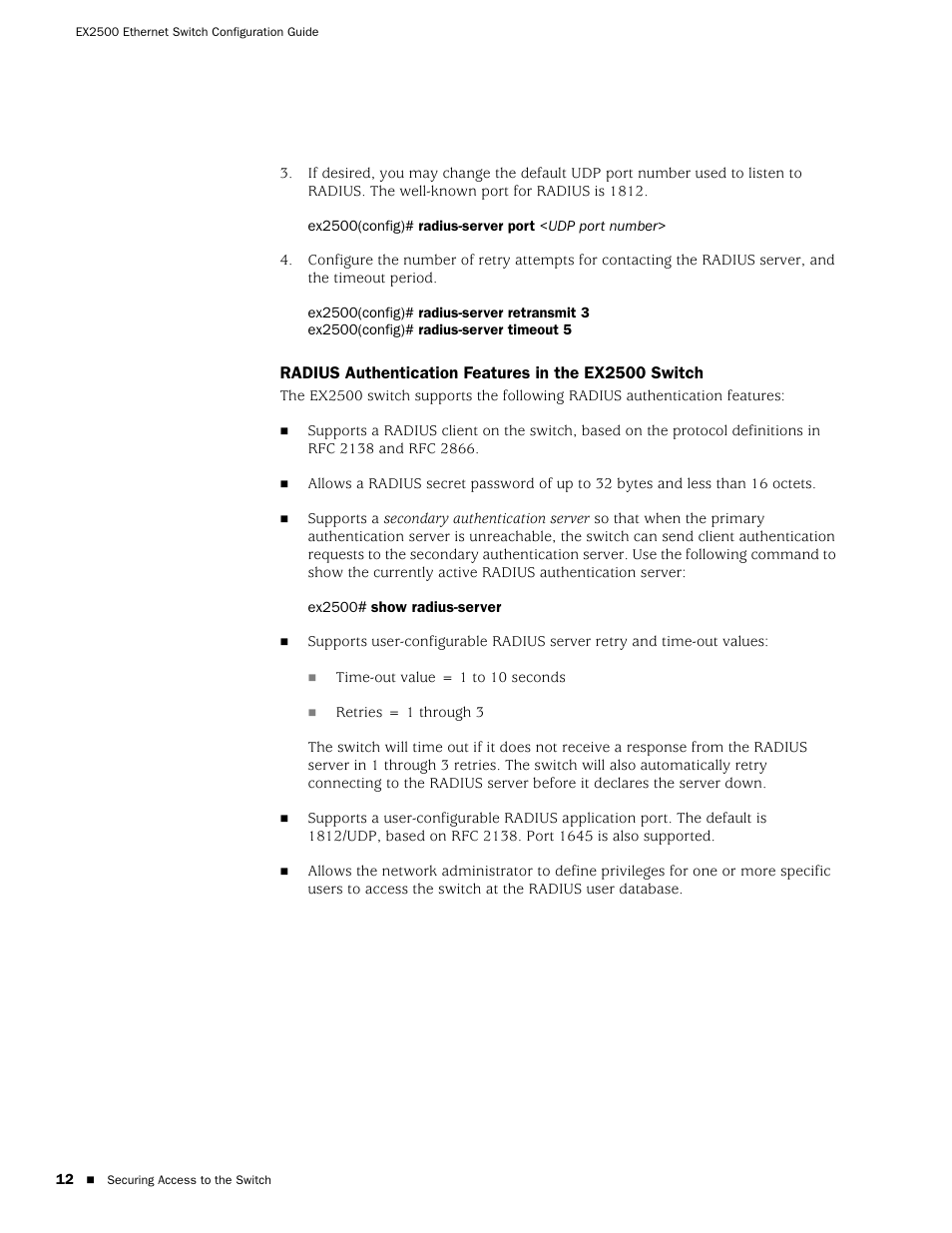 Juniper Networks EX2500 User Manual | Page 26 / 106