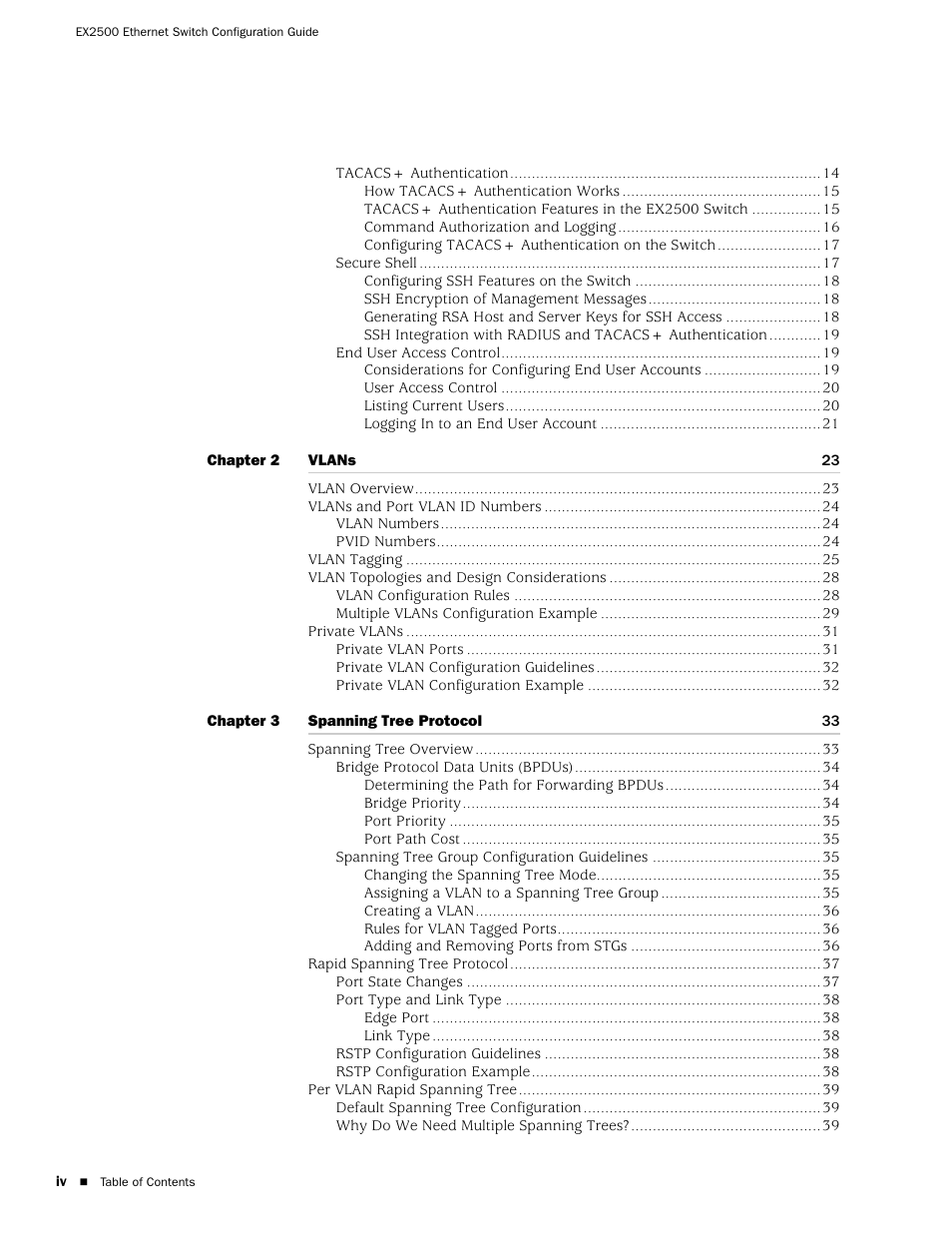 Juniper Networks EX2500 User Manual | Page 4 / 106