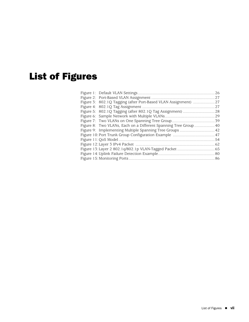 List of figures | Juniper Networks EX2500 User Manual | Page 7 / 106