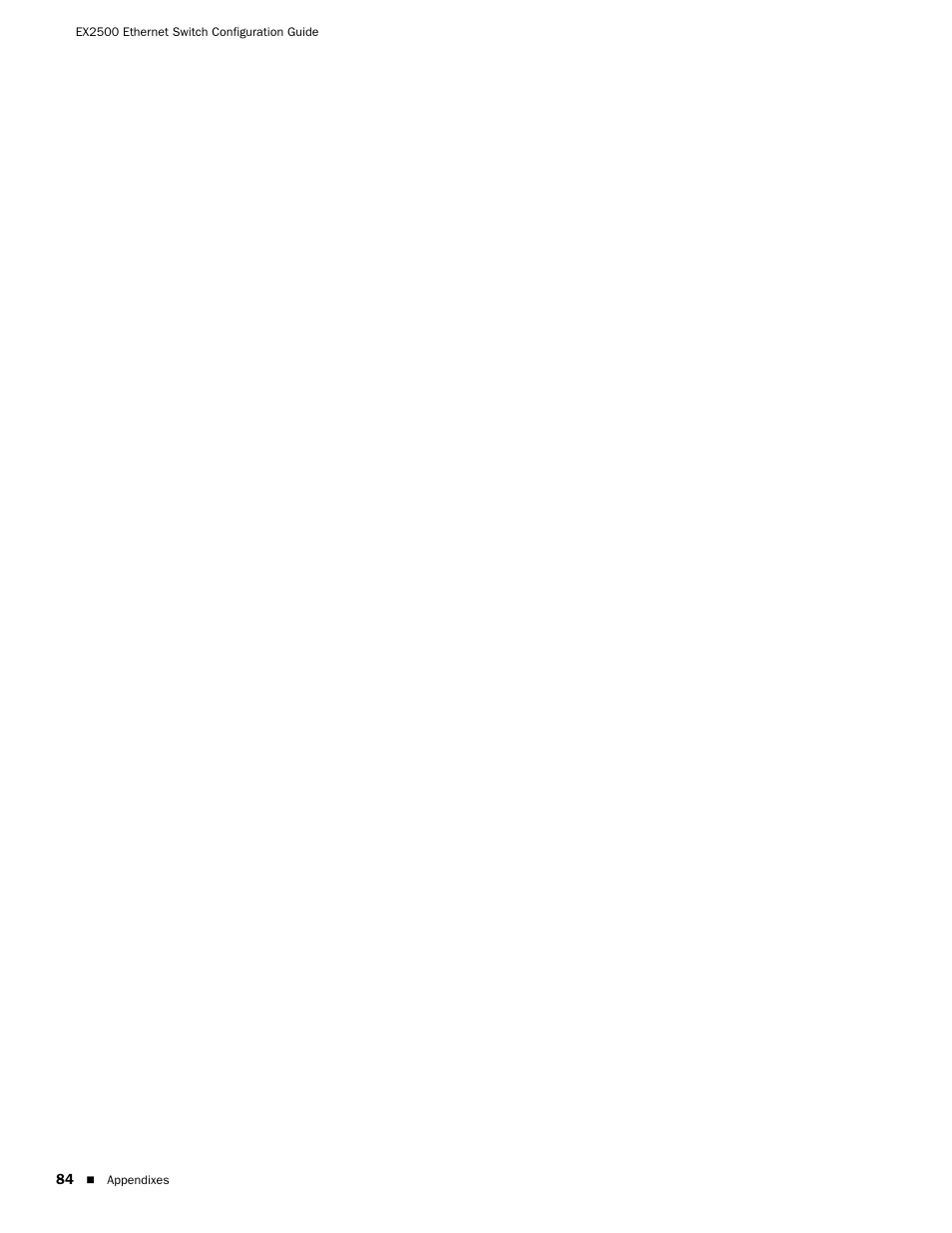 Juniper Networks EX2500 User Manual | Page 98 / 106