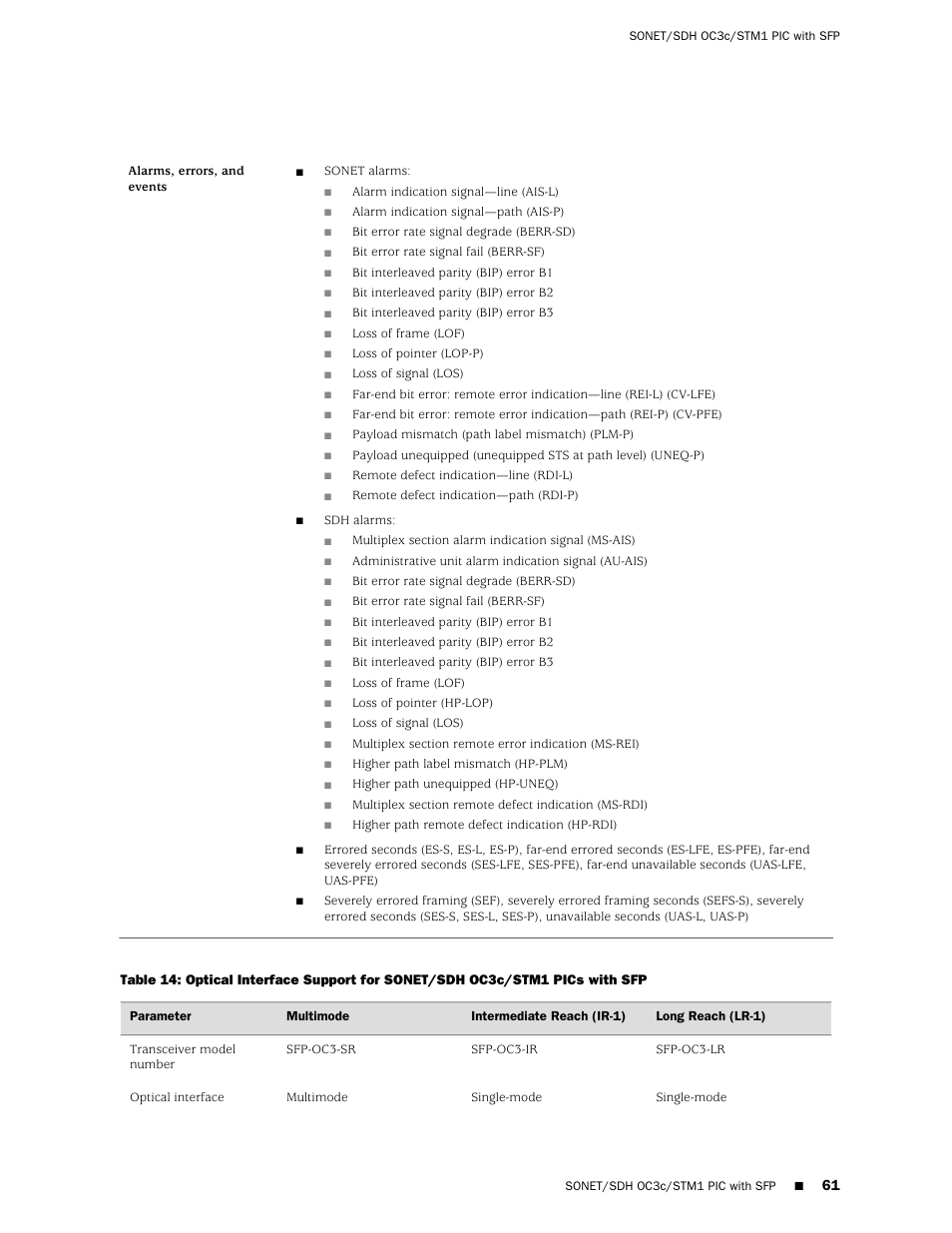 Juniper Networks Juniper M-series M10i User Manual | Page 61 / 78