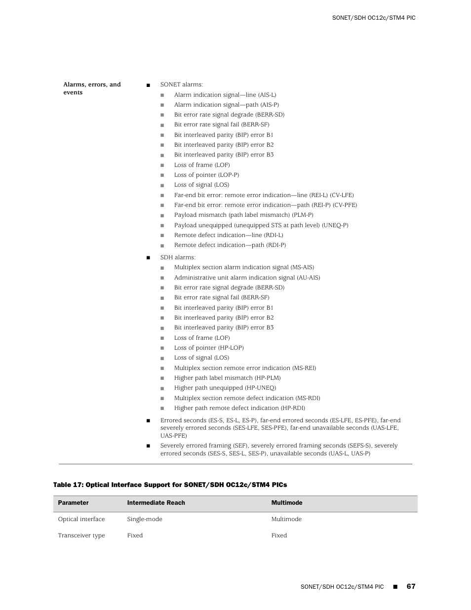 Juniper Networks Juniper M-series M10i User Manual | Page 67 / 78