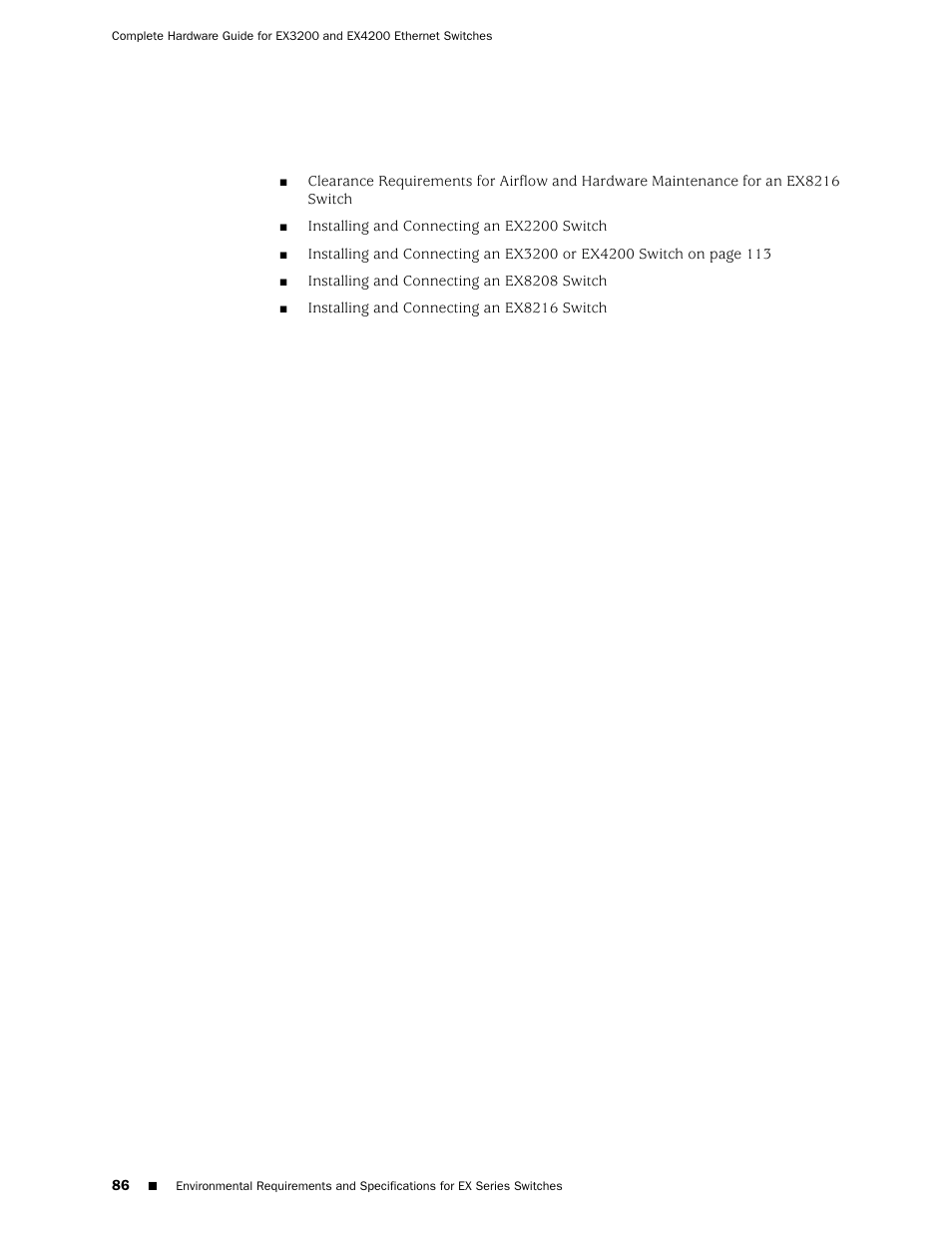 Juniper Networks EX4200 User Manual | Page 112 / 284