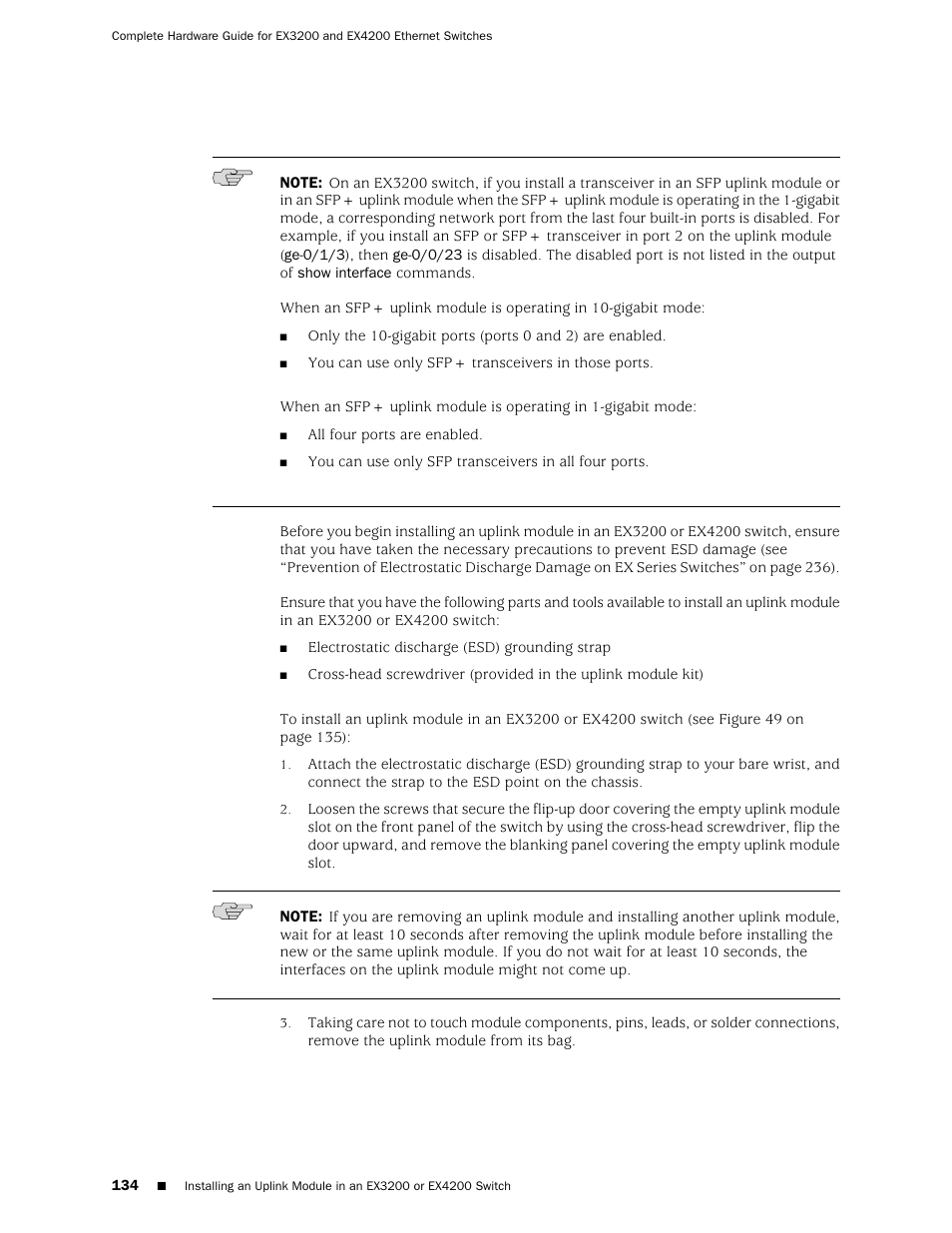 Juniper Networks EX4200 User Manual | Page 160 / 284
