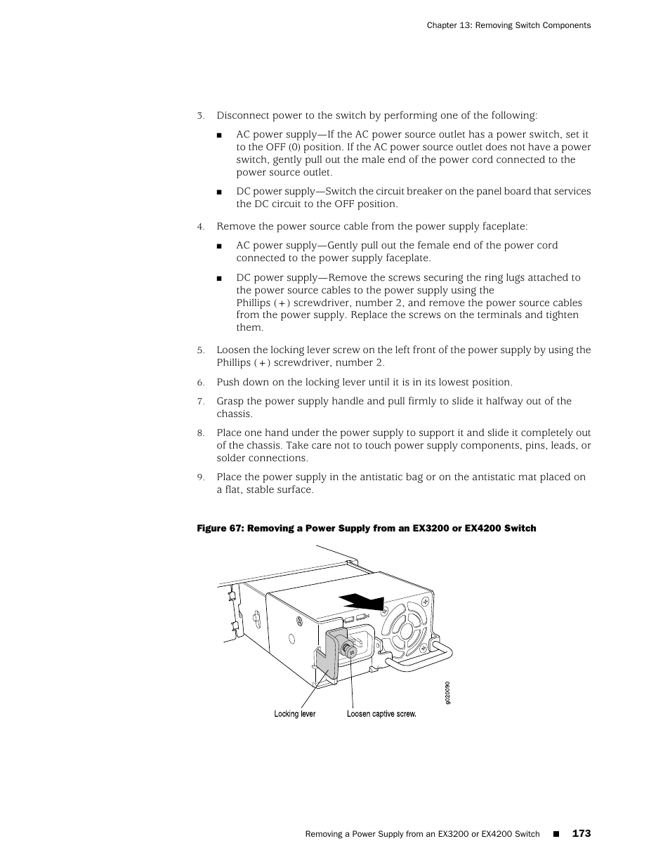 Switch | Juniper Networks EX4200 User Manual | Page 199 / 284