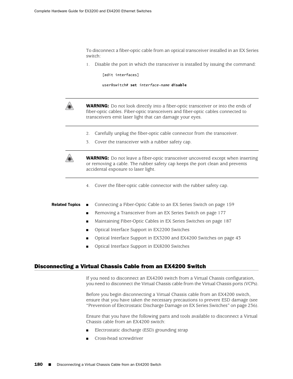 Juniper Networks EX4200 User Manual | Page 206 / 284