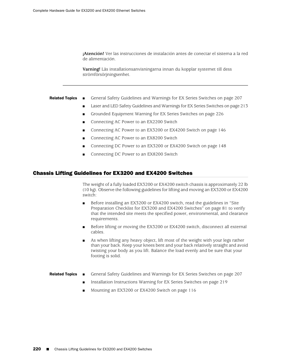 Juniper Networks EX4200 User Manual | Page 246 / 284