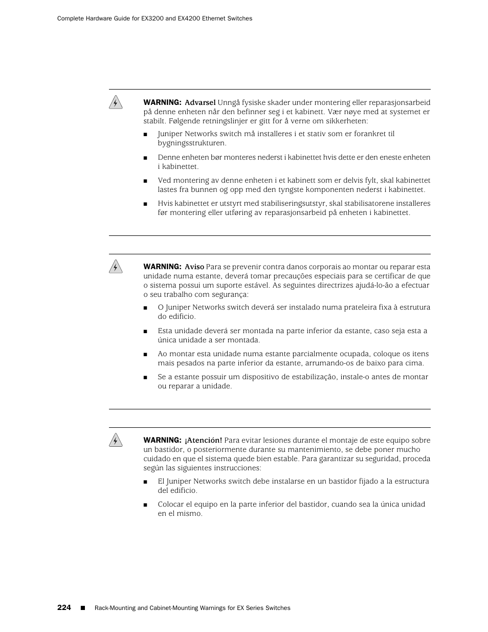 Juniper Networks EX4200 User Manual | Page 250 / 284