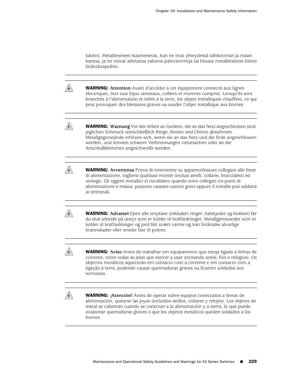 Juniper Networks EX4200 User Manual | Page 255 / 284