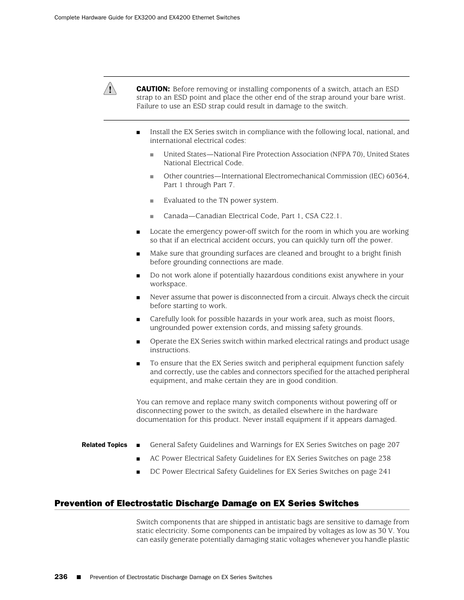 Juniper Networks EX4200 User Manual | Page 262 / 284