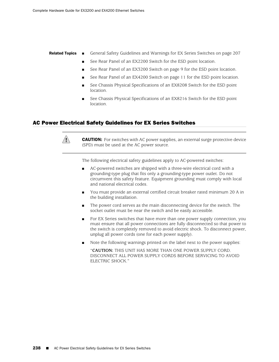 Juniper Networks EX4200 User Manual | Page 264 / 284