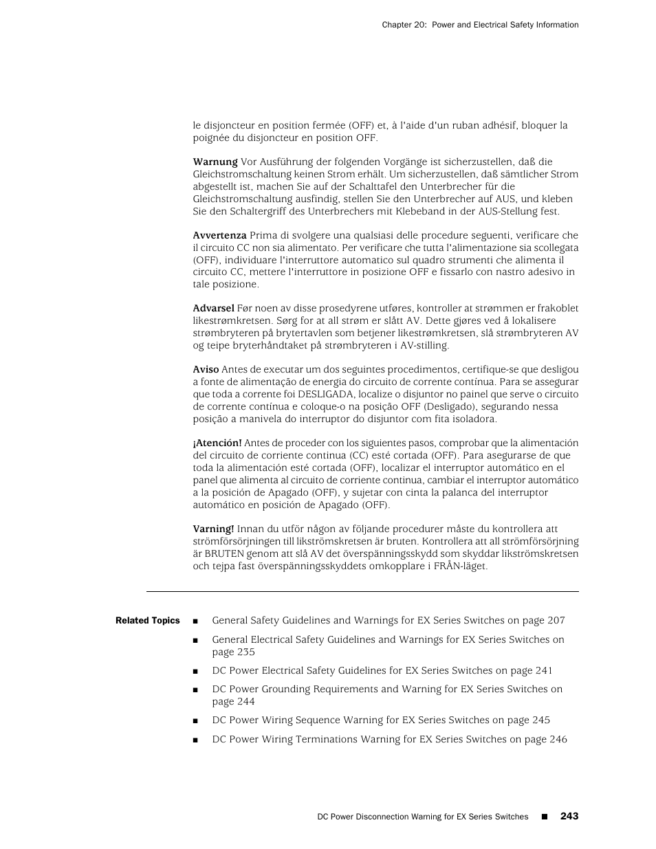Juniper Networks EX4200 User Manual | Page 269 / 284